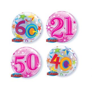 Aged birthday bubbles
